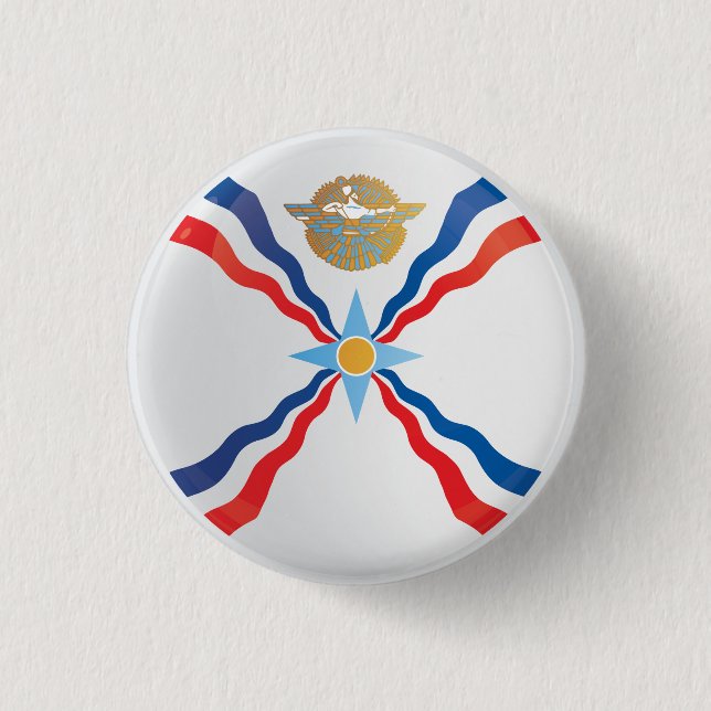 Macaron Rond 2,50 Cm Indicateur d'icône ronde en Assyrie (Devant)