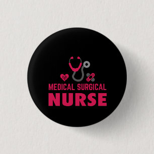 Macaron Rond 2,50 Cm Infirmière Cadeau Médicale