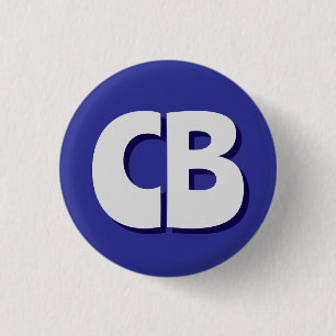 Macaron Rond 2,50 Cm Initiales minimalistes Monogrammes professionnels 