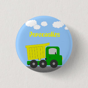 Macaron Rond 2,50 Cm Insigne de bouton de camion