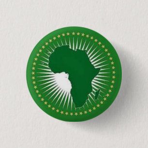 MACARON ROND 2,50 CM INSIGNE DE BOUTON DE PIN DES SYNDICATS AFRICAINS