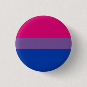 Macaron Rond 2,50 Cm Insigne de drapeau de la fierté bisexuelle