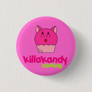Macaron Rond 2,50 Cm Insigne de Kitty KAT :)