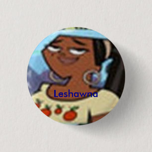Macaron Rond 2,50 Cm Insigne de Leshawna