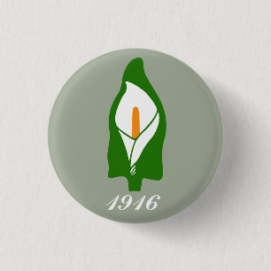 Macaron Rond 2,50 Cm Insigne de lis de Pâques