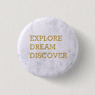 Macaron Rond 2,50 Cm Insigne de marbre rond de citation