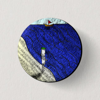 Macaron Rond 2,50 Cm Insigne de pêcheur