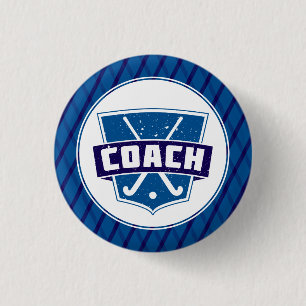 Macaron Rond 2,50 Cm Insigne de Pin de car d'hockey de champ