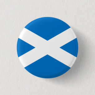 Macaron Rond 2,50 Cm Insigne de Saltire