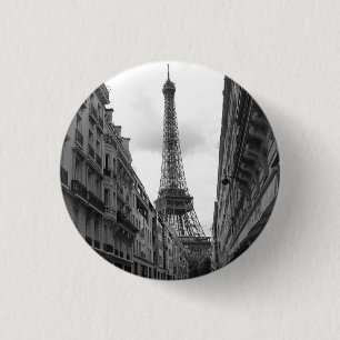 Macaron Rond 2,50 Cm Insigne de Tour Eiffel