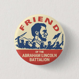 Macaron Rond 2,50 Cm Insigne d'emblème de brigade d'Abraham Lincoln