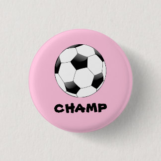 Macaron Rond 2,50 Cm Insigne du champ de football