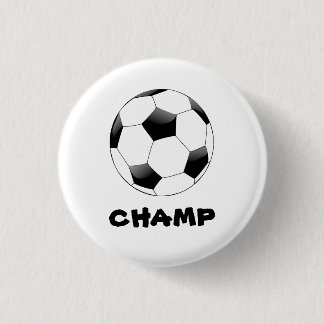 Macaron Rond 2,50 Cm Insigne du champ de football