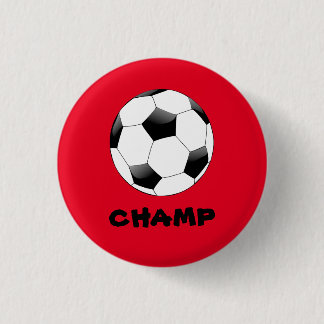 Macaron Rond 2,50 Cm Insigne du champ de football
