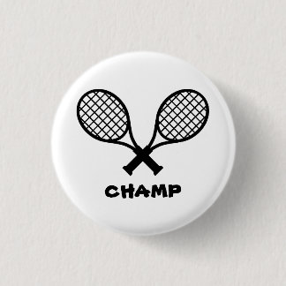 Macaron Rond 2,50 Cm Insigne du champ de tennis
