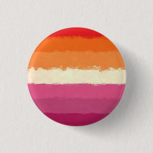 Macaron Rond 2,50 Cm Insigne du drapeau de la fierté lesbienne