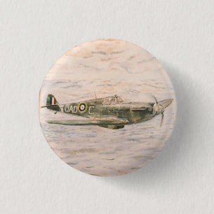 Macaron Rond 2,50 Cm Insigne Spitfire