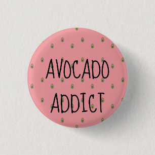 Macaron Rond 2,50 Cm Intoxiqué d'avocat