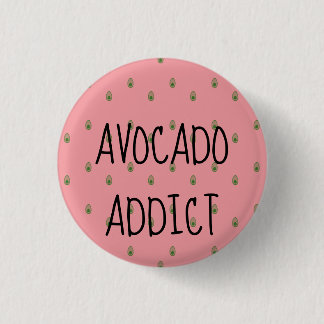Macaron Rond 2,50 Cm Intoxiqué d'avocat