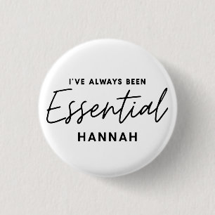 Macaron Rond 2,50 Cm J’ai toujours été essentiel à la typographie moder