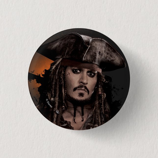 Macaron Rond 2,50 Cm Jack Sparrow - Rogue (Devant)