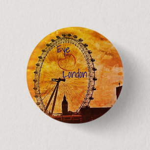 Macaron Rond 2,50 Cm J'adore London Button