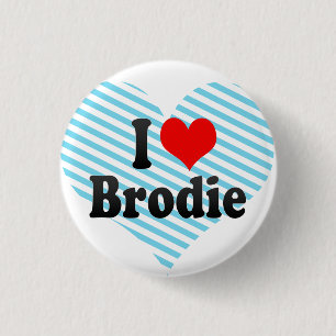 Macaron Rond 2,50 Cm J'aime Brodie
