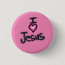 J'aime Jésus I Coeur Jésus rose