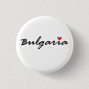 Macaron Rond 2,50 Cm J'aime la Bulgarie