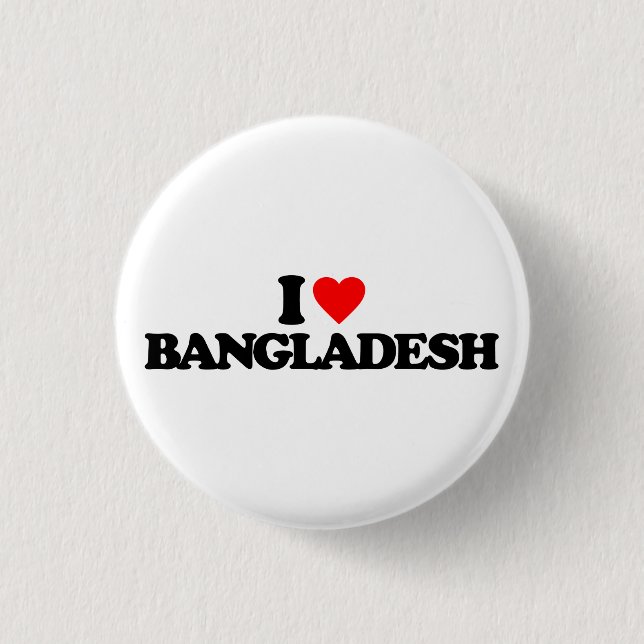 MACARON ROND 2,50 CM J'AIME LE BANGLADESH (Devant)