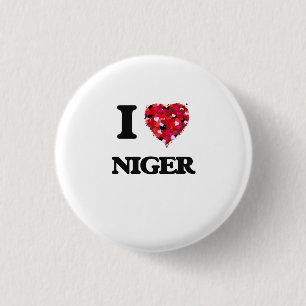 Macaron Rond 2,50 Cm J'aime le Niger