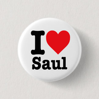 Macaron Rond 2,50 Cm "J'aime Saul"