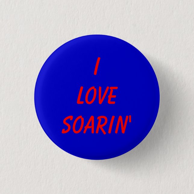 Macaron Rond 2,50 Cm J'aime Soarin (Devant)