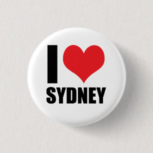 Macaron Rond 2,50 Cm J'aime Sydney