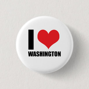 Macaron Rond 2,50 Cm J'aime Washington