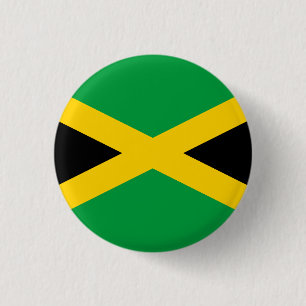 Macaron Rond 2,50 Cm Jamaica (Jamaican) Flag