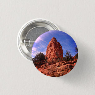 Macaron Rond 2,50 Cm Jardin des Dieux Colorado Boulder Photo Pinback