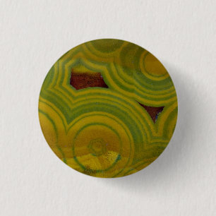 Macaron Rond 2,50 Cm Jasper océan à taches jaunes