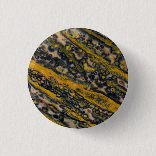 Macaron Rond 2,50 Cm Jasper océanique (Devant)