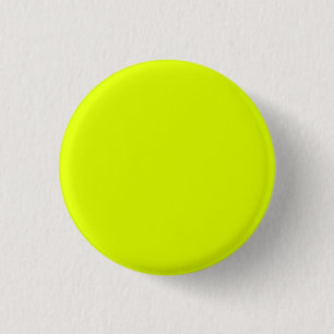 Macaron Rond 2,50 Cm jaune fluorescent - bouton vierge