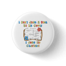 Je ne juge pas un livre par sa couverture...Bouton