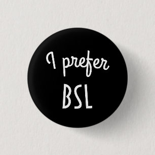 Macaron Rond 2,50 Cm Je préfère le bouton de BSL