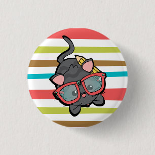 Macaron Rond 2,50 Cm Je-sais-tout de Kitty