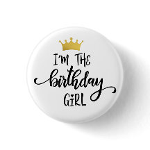 "Je suis la fille d'anniversaire" Couronne