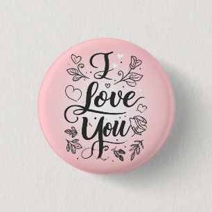 Macaron Rond 2,50 Cm Je t'aime