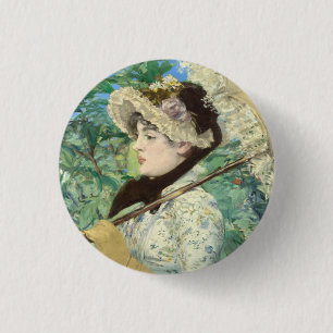 Macaron Rond 2,50 Cm Jeanne (printemps) Edouard Manet