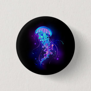 Macaron Rond 2,50 Cm Jellyfish éclatante couleur