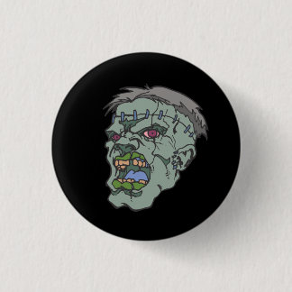 Macaron Rond 2,50 Cm Jeune bouton graphique de Frankenstein Pinback