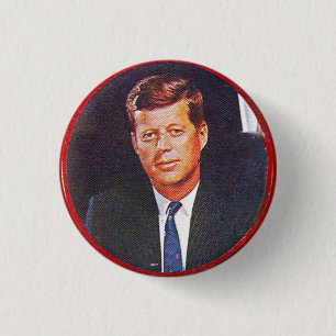 Macaron Rond 2,50 Cm JFK inaugural - bouton
