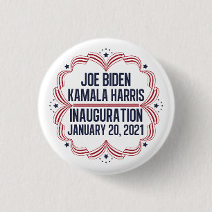 Macaron Rond 2,50 Cm Joe Biden Kamala Harris Inauguration 2021